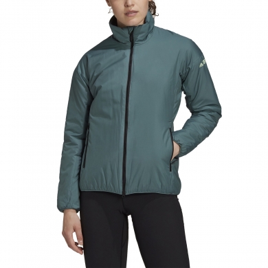 adidas Winter Insulation Jacket Terrex (water-repellent) emerald Women